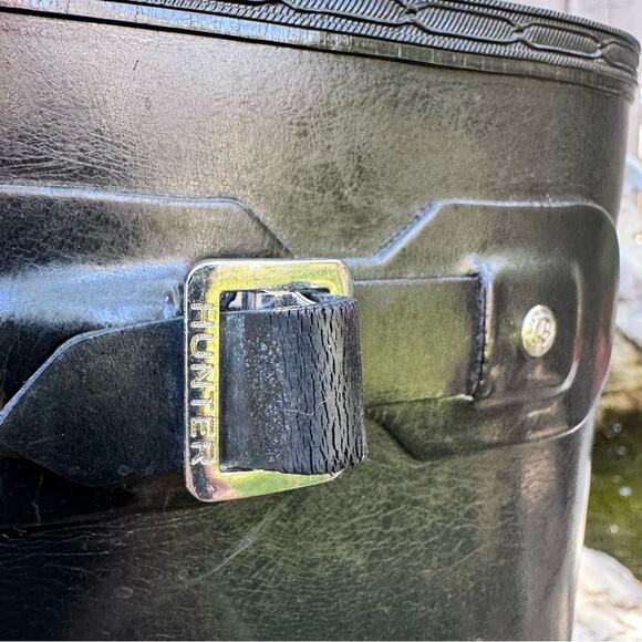 Hunter Original Women's Tall Gloss Black Rain Wellies Boots 8 US / 6 UK *Flaws* - Picture 10 of 16